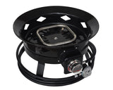 Flame King Outdoor Portable Propane Gas 19″ Fire Pit Bowl with Self Igniter Cover Carry Straps