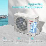 Finnmark 18,000 BTU Single Zone WiFi Mini Split AC (R32)