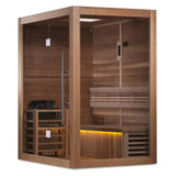 Golden Designs Forssa Traditional Sauna – Canadian Red Cedar Interior | GDI-7203-01 / Forssa | 3-4 Person