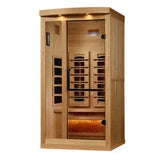 Golden Designs Full Spectrum Infrared Sauna with Himalayan Salt Bar | GDI-8010-03 | 1 Person