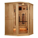 Golden Designs Full Spectrum Infrared Sauna with Himalayan Salt Bar | GDI-8035-03 | 3 Persons