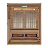 Golden Designs Soria Hybrid Sauna (Indoor) Full Spectrum and Harvia Traditional Stove | GDI-8330-01 | 3 Persons