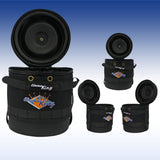 Flame King Propane Gas Hauler Kit 3lb Empty Propane Tank, Adapter Hose and Insulated Protective Carry Case