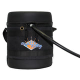 Flame King Propane Gas Hauler Kit 3lb Empty Propane Tank, Adapter Hose and Insulated Protective Carry Case