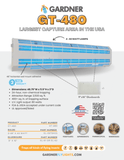 Gardner 80 Watt Industrial Adhesive Insect Light Trap - GT-480