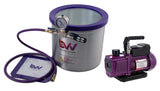 BVV 5 Gallon Side Mount Aluminum Vacuum Chamber and Vacuum Pump Kit