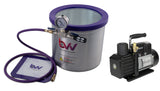 BVV 5 Gallon Side Mount Aluminum Vacuum Chamber and Vacuum Pump Kit