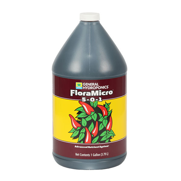 General Hydroponics®, FloraMicro®, 5-0-1, FloraSeries® Advanced Nutrie ...
