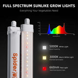 Spider Farmer Glow30 32W Supplemental Full Spectrum LED Grow Light Bars