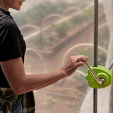 DIY Greenhouse Roll-Up Side Curtain Kit