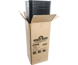 Active Aqua 12" x 12" Square Black Pot, 12" Tall, case of 24