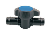 Hydro Flow Barbed Ball Valve - Blue Top