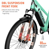 HOVSCO HovCity 27.5" Step-Thru Cruiser Electric Bike For Adults
