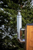 Huum Thru-Wall Chimney Kit Sauna Wood Stove Chimney Set