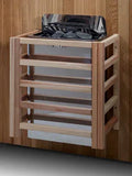 Golden Designs Soria Hybrid Sauna (Indoor) Full Spectrum and Harvia Traditional Stove | GDI-8330-01 | 3 Persons