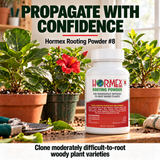Hormex Rooting Powder #8 (0.80% IBA) - For Moderately Difficult-to-Root Woody Cuttings