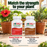 Hormex Rooting Powder Variety Pack #8 & #16 - Two 3/4 oz Bottles