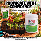 Hormex Rooting Powder #1 (0.10% IBA) - For Easy-to-Root Plant Cuttings