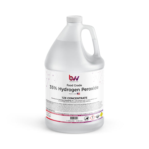 BVV™ 35% Food Grade Hydrogen Peroxide H2O2 (Food Grade) - 1 Gallon