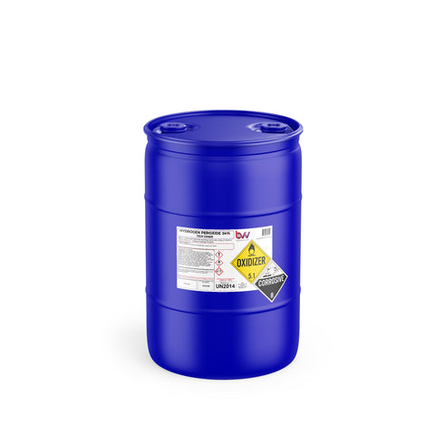 BVV™ 34% Hydrogen Peroxide Technical Industrial Grade, Oxygenator - 55 Gallon Drum