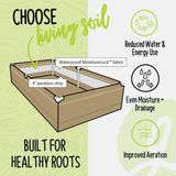 Complete Kit Living Soil Fabric Bed