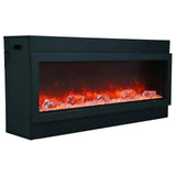 Amantii Panorama Deep Extra Tall 72 Inch Indoor Outdoor Electric Fireplace