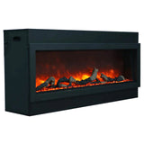 Amantii Panorama Deep Extra Tall 40 Inch Indoor Outdoor Electric Fireplace