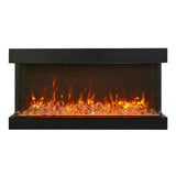 Amantii Tru-View XL XT 50 Inch Indoor Outdoor 3 Sided Electric Fireplace