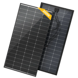 BougeRV 200 Watt Rigid Bifacial 10BB Mono Solar Panel