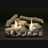 American Hearth Empire Super Stacked Wildwood Refractory Ventless Gas Log Set