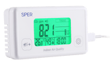 Indoor Air Quality Monitor with Color Coded Display
