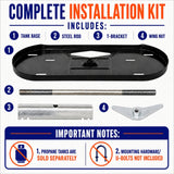 Flame King 30lb Rack for Dual Propane Tank RVs & Trailers