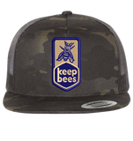 Woven Keep Bees Trucker Hat