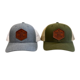 Leather Patch Trucker Hat