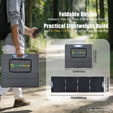 Lensun 200W 12V Waterproof Foldable Solar Panel