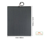 Lensun 200W Flexible Solar Panel, Advanced N-type solar cells 25% efficiency