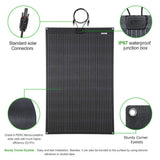 Lensun 150W 12V Black Flexible Solar Panel