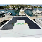 Lensun 150W 12V Black Flexible Solar Panel