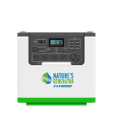 Nature's Generator Lithium 3600 Solar Generator and Transfer Switch