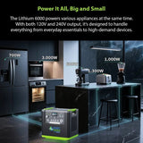 Nature's Generator Lithium 6000 Power Station