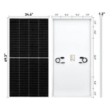 Rich Solar MEGA 335 Watt Solar Panel | Premium Grid-tie or Off-grid Solar Panel for Residential, Commercial, Agriculture