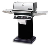 MHP THRG2 Stainless Steel Hybrid Gas Grill Head With 2 Stainless Steel Shelves