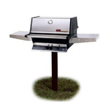 MHP TJK 2 Gas Grill Head With 2 Stainless Steel Shelves
