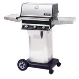 MHP TRG2 Stainless Steel Infrared Gas Grill Head With 2 Stainless Steel Shelves