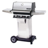 MHP TRG2 Stainless Steel Infrared Gas Grill Head With 2 Stainless Steel Shelves