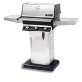 MHP TRG2 Stainless Steel Infrared Gas Grill Head With 2 Stainless Steel Shelves