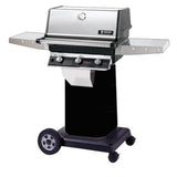 MHP TRG2 Stainless Steel Infrared Gas Grill Head With 2 Stainless Steel Shelves