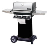 MHP TRG2 Stainless Steel Infrared Gas Grill Head With 2 Stainless Steel Shelves