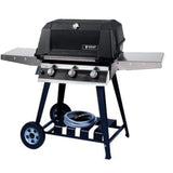 MHP W3G4 Tri-Burn Gas Grill Head With 2 Stainless Steel Shelves