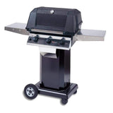MHP W3G4 Tri-Burn Gas Grill Head With 2 Stainless Steel Shelves